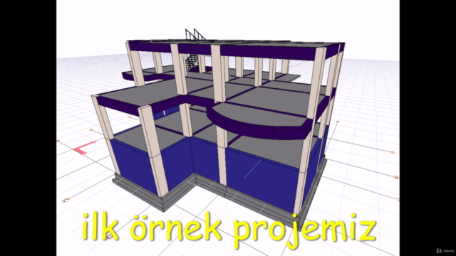 Baştan Sona İDECAD STATİK v10 KURSU ve 3 ÖRNEK STATİK PROJE – Screenshot 1