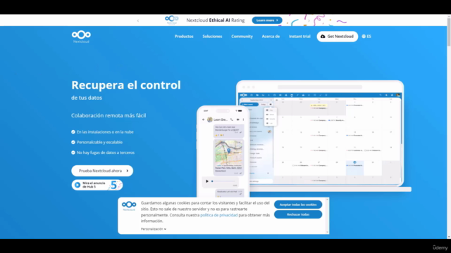 Curso de NextCloud completo, desde 0 a experto – Screenshot 1