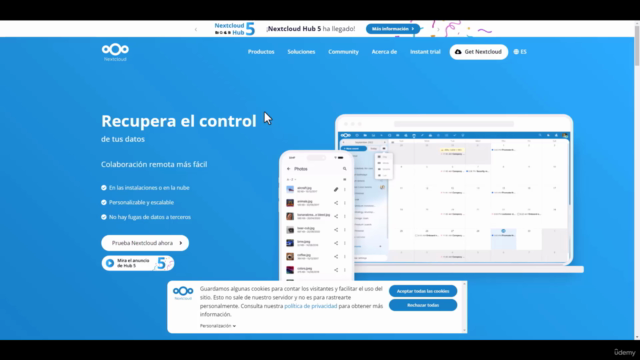 Curso de NextCloud completo, desde 0 a experto – Screenshot 2