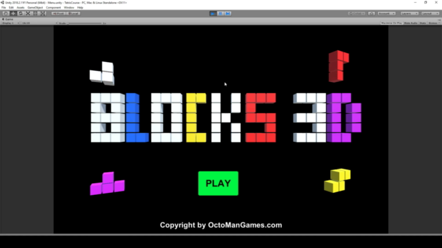 Unity Game Tutorial: Tetris 3D - Screenshot_04