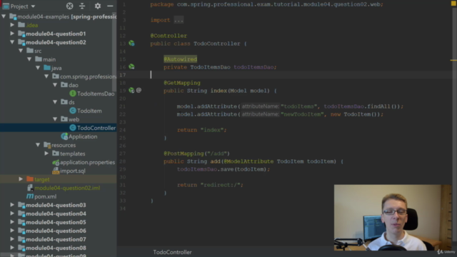 Spring Professional Certification Exam Tutorial - Module 04 – Screenshot 3