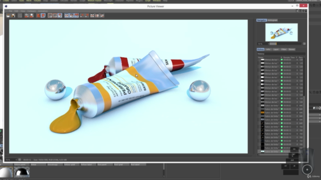 Cinema 4D: Pintando com luz e render – Screenshot 3
