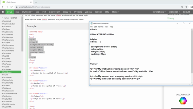 Web Scraping Using Excel VBA – Screenshot 1