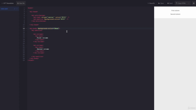 Email Marketing: Build Responsive HTML Emails using MJML – Screenshot 3
