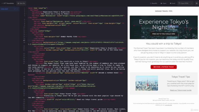 Email Marketing: Build Responsive HTML Emails using MJML – Screenshot 4