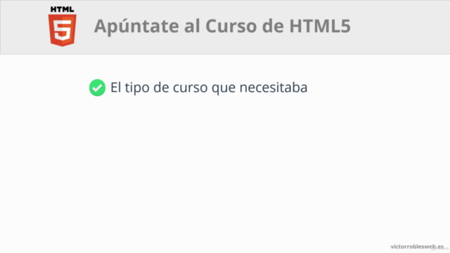 Curso de HTML5 desde cero: El más completo en Español – Screenshot 4