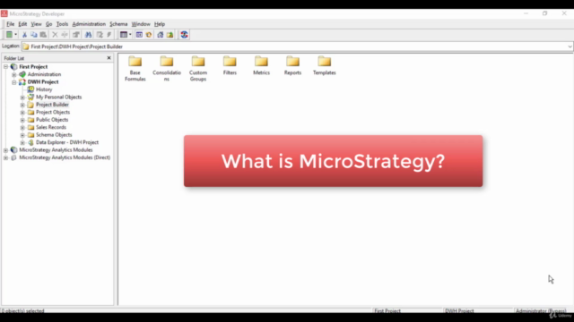 MicroStrategy for Business Intelligence - Screenshot_01