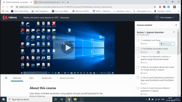 Mobile automation using Appium for SDET - Bootcamp – Screenshot 2