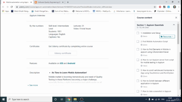 Mobile automation using Appium for SDET - Bootcamp – Screenshot 4