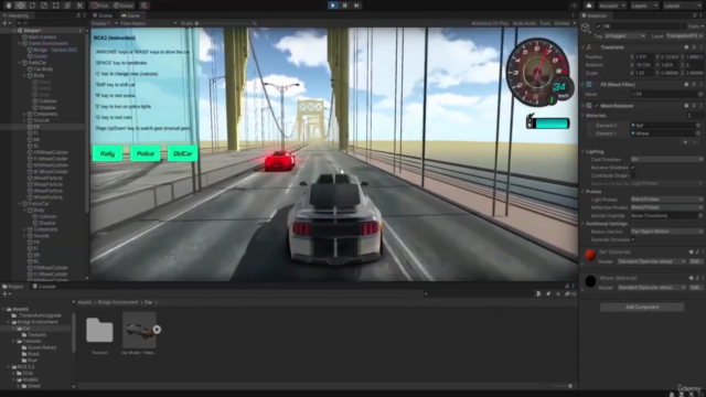 Make a Cinematic Car Chase Short Film Animation in Blender – Screenshot 2