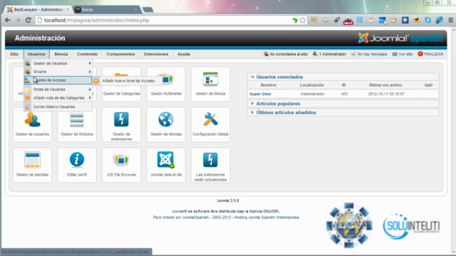 Curso de Joomla 2.5 Paso a Paso – Screenshot 1
