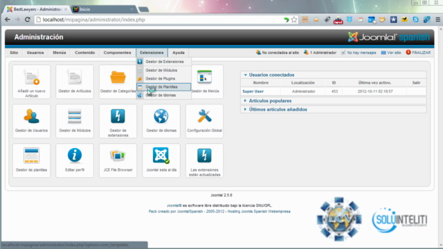 Curso de Joomla 2.5 Paso a Paso – Screenshot 2
