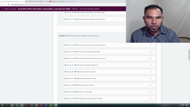 Excel 2016 2019 y 365 básico, intermedio y avanzado Act. – Screenshot 2