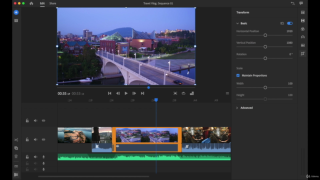 How to Create Videos using Adobe Premiere Rush – Screenshot 1