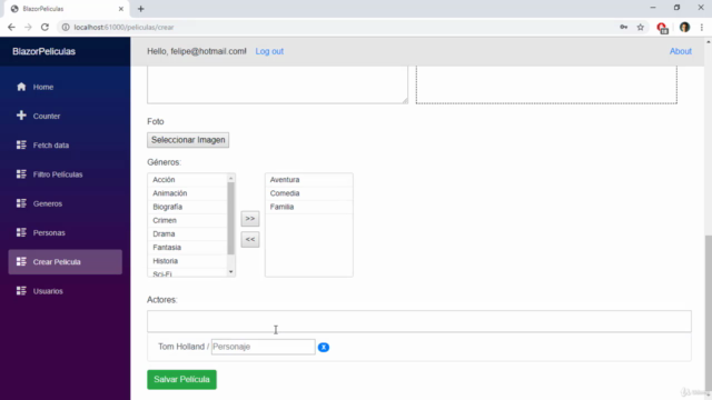 Programando en Blazor - ASP.NET Core 7 - Screenshot_03