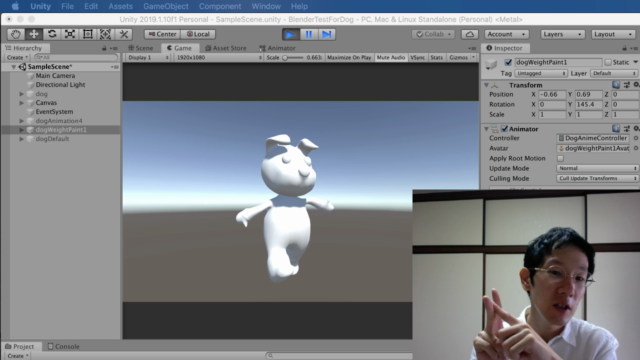 [初心者向け]  Blender 2.8でアニメーションを作成して Unity で動かすまでの30分講座 – Screenshot 1