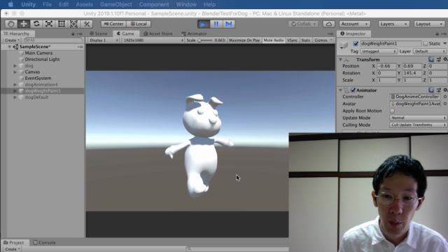 [初心者向け]  Blender 2.8でアニメーションを作成して Unity で動かすまでの30分講座 – Screenshot 2