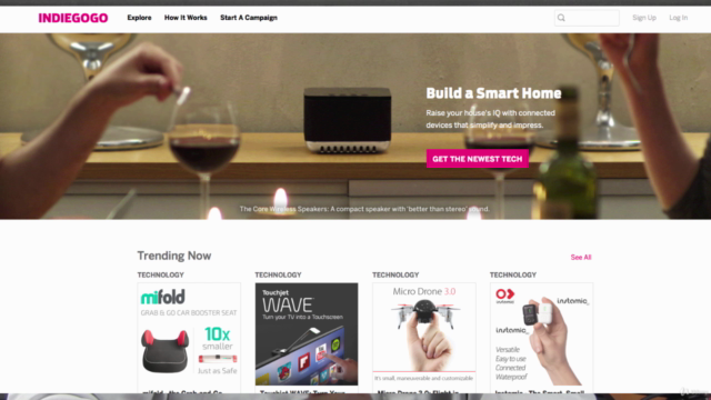 Create a Crowdfunding Website Like Kickstarter With Joomla – Screenshot 2