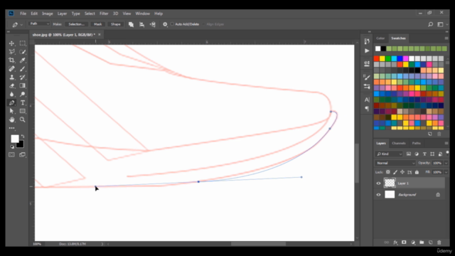 Adobe photoshop advance course: Sneaker/Footwear design – Screenshot 3