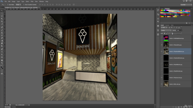 3Ds MAX & Vray - Interior Design Project in 4.5 hrs. – Screenshot 2