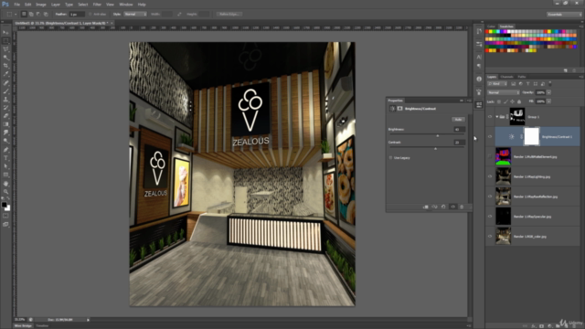 3Ds MAX & Vray - Interior Design Project in 4.5 hrs. – Screenshot 3