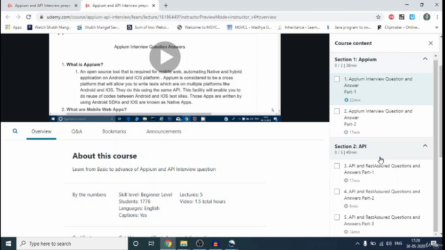 Appium and API Interview preparation for SDET - Bootcamp – Screenshot 3