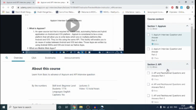 Appium and API Interview preparation for SDET - Bootcamp – Screenshot 4