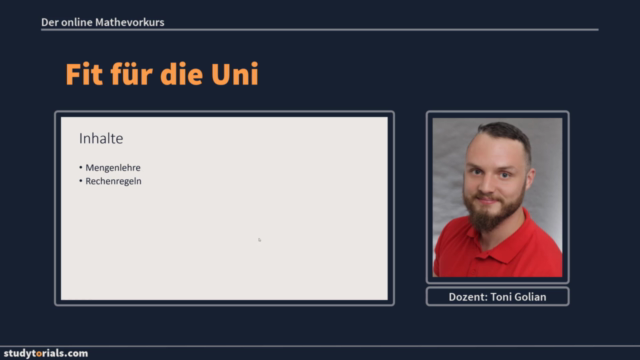 Mathematik Crashkurs - Fit für die Uni – Screenshot 1