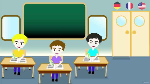 Learn French, German and English languages Complete Course – Screenshot 1