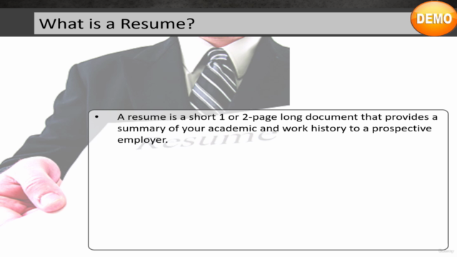 Resume Writing Skills – Screenshot 2