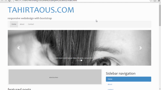 Learn to Create Advance Responsive Websites With Bootstrap – Screenshot 3