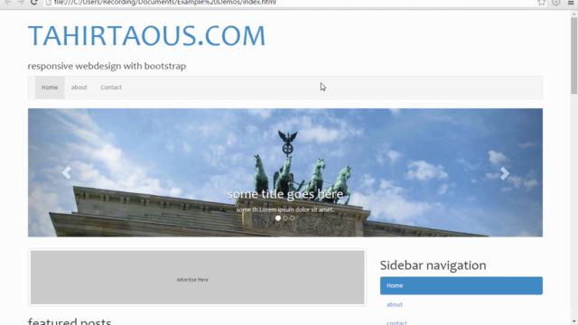 Learn to Create Advance Responsive Websites With Bootstrap – Screenshot 4