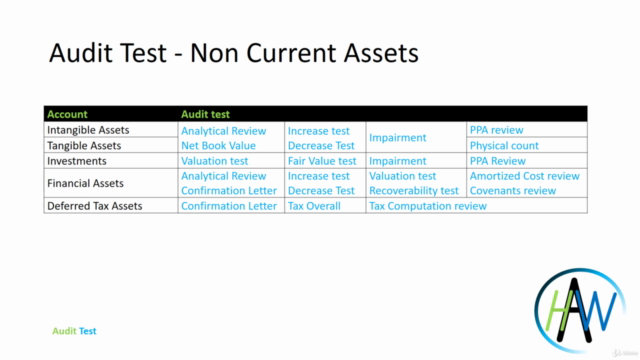 Financial Audit Procedures - Non Current Assets - Screenshot_02