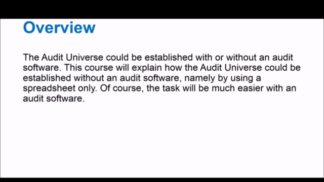 How To Establish An Audit Universe and Risk-Based IA Plan – Screenshot 1