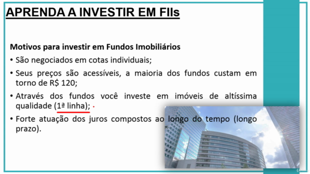 Investimentos em Fundos Imobiliários (FIIs) na Bolsa – Screenshot 2