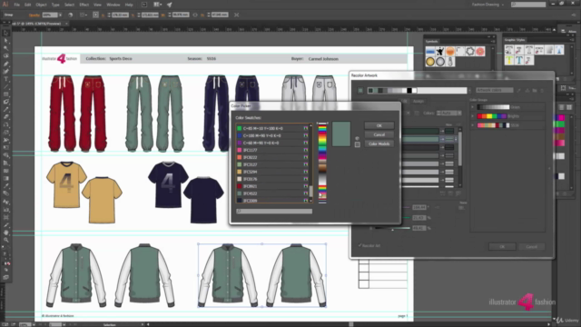 Learn to draw fashion with Adobe Illustrator CC - Advanced - Screenshot_01