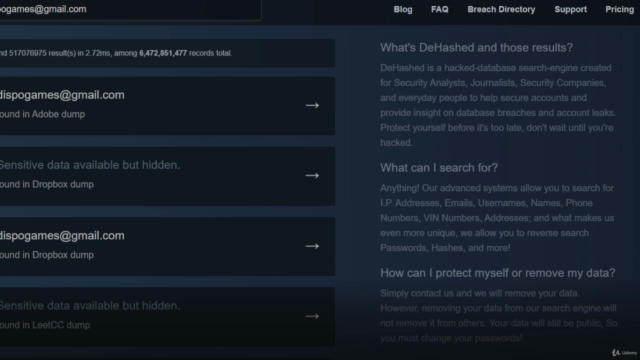 OSINT for hackers and penetration testers – Screenshot 3