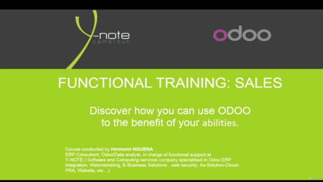 Odoo V13 : Sales Training - Screenshot_01
