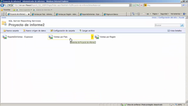 Curso Práctico SQL Server Reporting Services 2012 (SSRS)  – Screenshot 3