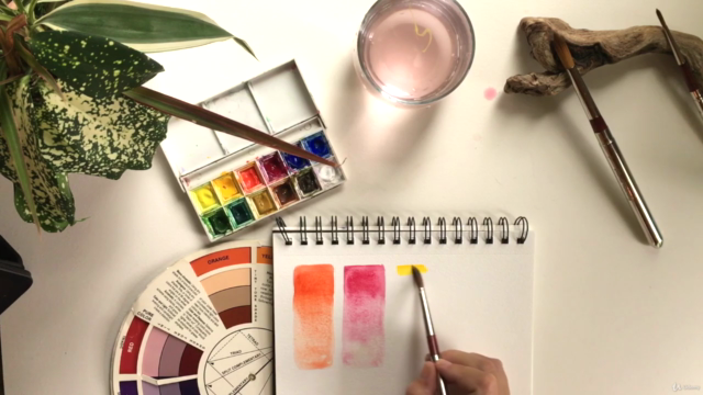 Paint Easy Leaves with Watercolor for beginners and up - Screenshot_02