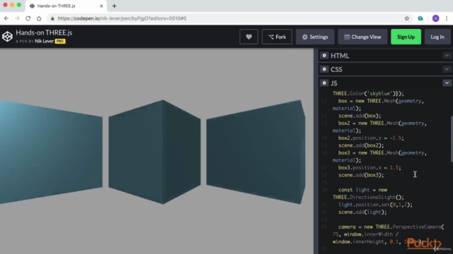 Hands-on Three.js 3D Web Visualisations – Screenshot 2