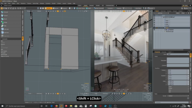 Interior archviz in MODO | vol.1: modeling – Screenshot 1