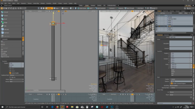 Interior archviz in MODO | vol.1: modeling – Screenshot 3