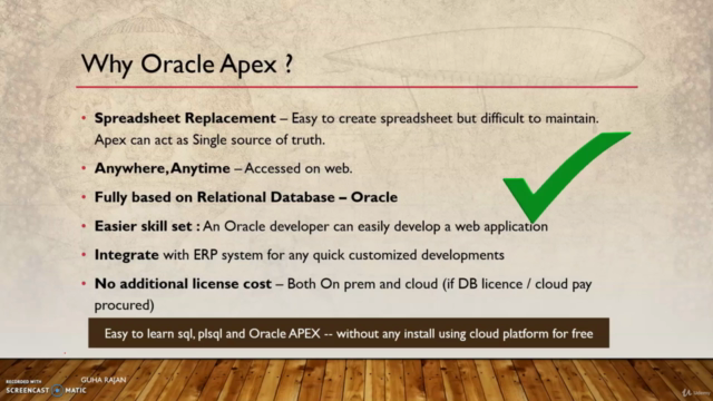 Oracle APEX : SQL, PL/SQL to Web Application Development – Screenshot 3