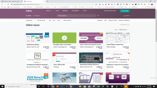 Curso de Odoo 13 14 15 16 17 18 Funcional Implementadores – Screenshot 3