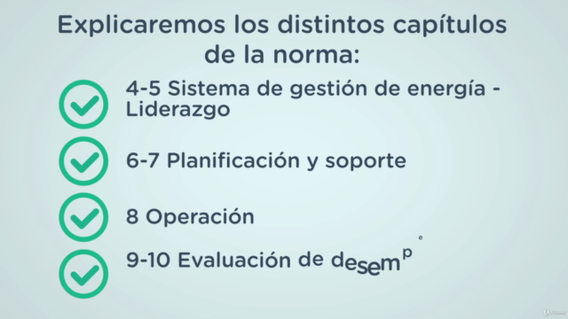 ISO 50001:2018, Auditor líder en eficiencia energética – Screenshot 1