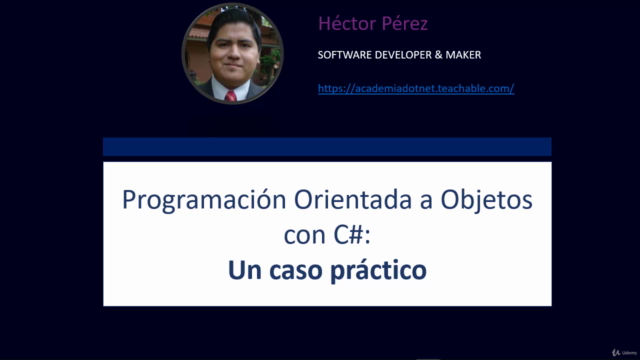 Programación Orientada a Objetos con C#: Un Caso Práctico – Screenshot 1