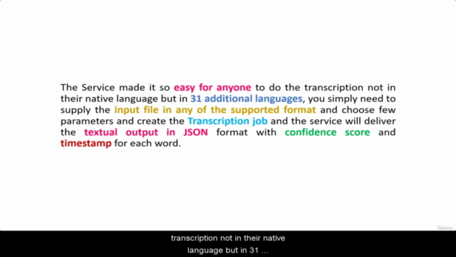 Transcription happens Automatically - with Amazon Transcribe – Screenshot 1