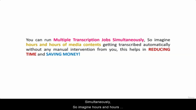 Transcription happens Automatically - with Amazon Transcribe – Screenshot 2