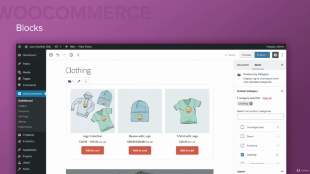 Crea da zero un sito di ecommerce con WooCommerce – Screenshot 1